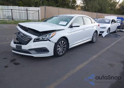 2017 Hyundai Sonata Sport из США, поврежденный, VIN 5NPE34AF2HH586383